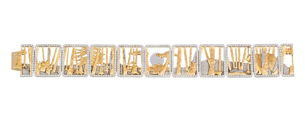 Still life bracciale oro e oro bianco